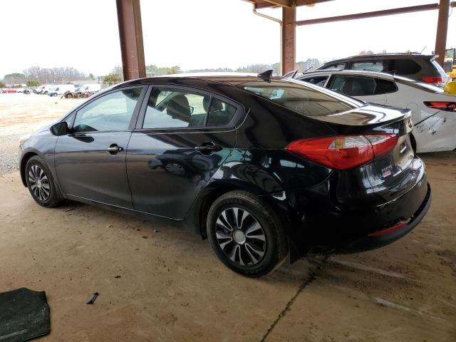 KNAFK4A60F5411146 - 2015 KIA FORTE LX BLACK photo 2