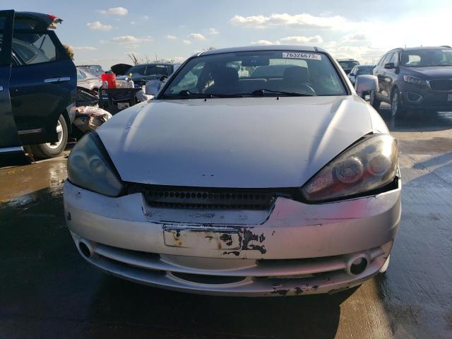 KMHHM66D48U291350 - 2008 HYUNDAI TIBURON GS SILVER photo 5