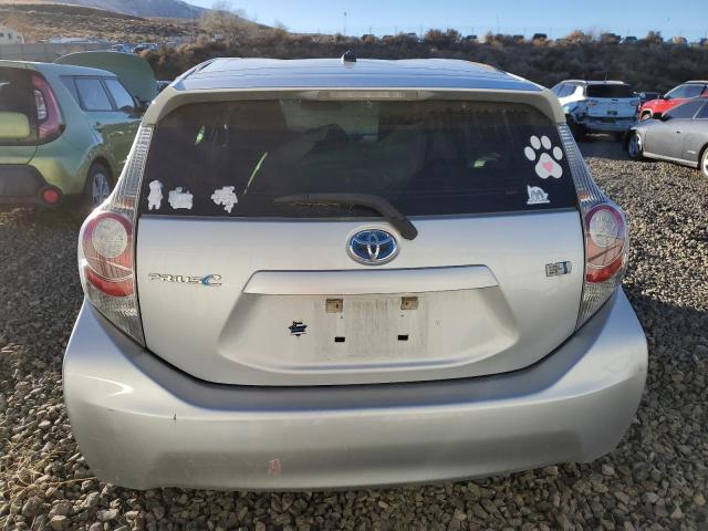 JTDKDTB34D1545964 - 2013 TOYOTA PRIUS C SILVER photo 6