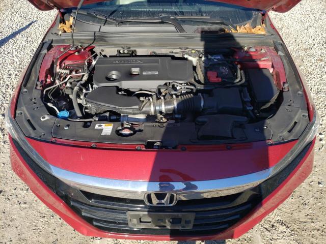 1HGCV2F99JA034919 - 2018 HONDA ACCORD TOURING RED photo 11