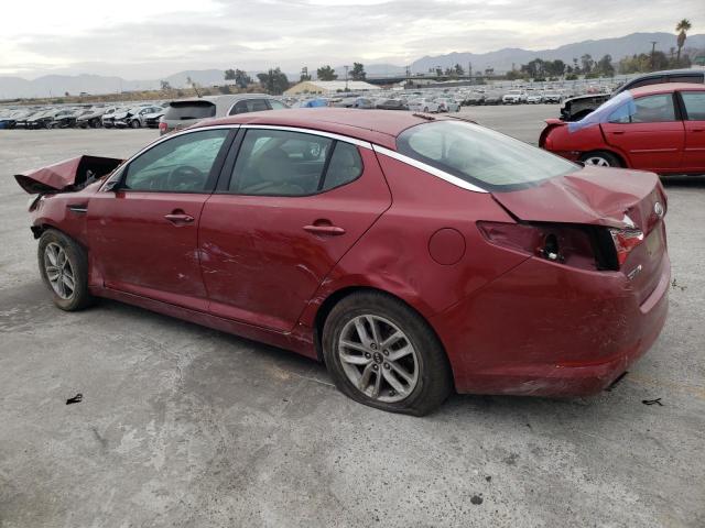 KNAGM4A78B5165934 - 2011 KIA OPTIMA LX RED photo 2