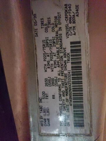 4TASN92NXXZ533241 - 1999 TOYOTA TACOMA XTRACAB PRERUNNER ოქროსფერი ფოტო 12