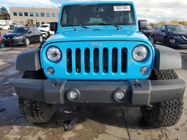 1C4BJWFGXHL584088 - 2017 JEEP WRANGLER RUBICON BLUE photo 5