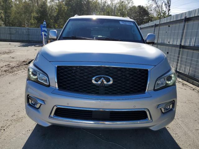 JN8AZ2NF4H9641649 - 2017 INFINITI QX80 BASE SILVER photo 5