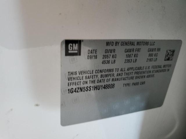 1G4ZN5SS1HU148808 - 2017 BUICK LACROSSE PREFERRED WHITE photo 13