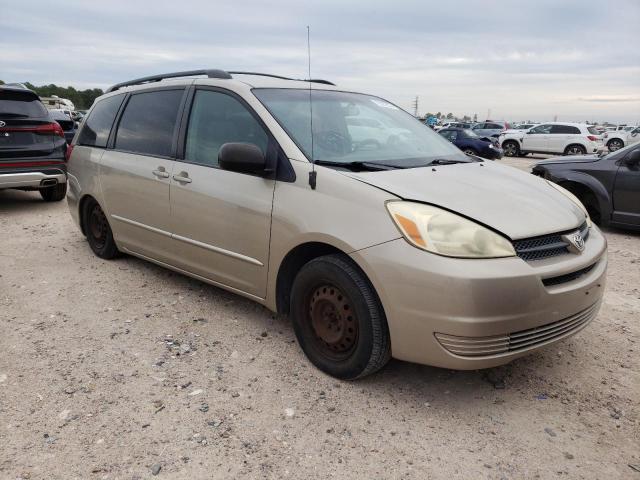 5TDZA23CX5S357812 - 2005 TOYOTA SIENNA CE GOLD photo 4