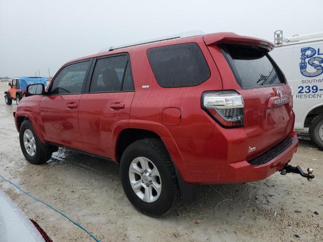 JTEZU5JR3G5142695 - 2016 TOYOTA 4RUNNER SR5 RED photo 2