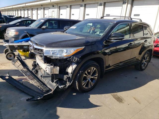 5TDJKRFH7GS310766 - 2016 TOYOTA HIGHLANDER XLE BLACK photo 1