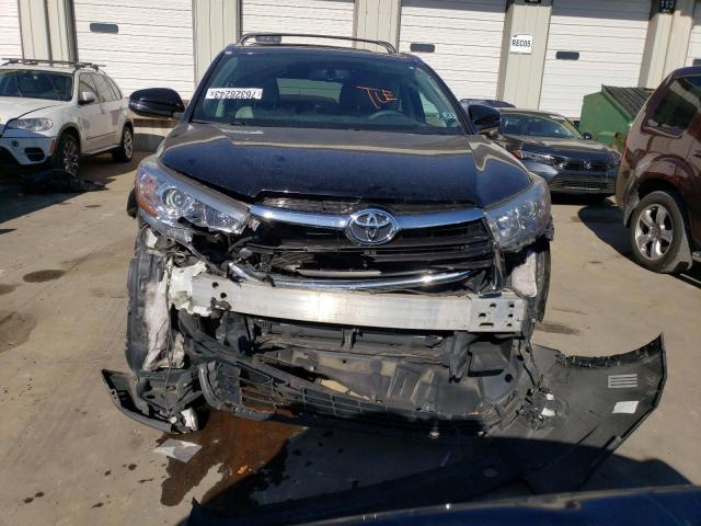 5TDJKRFH7GS310766 - 2016 TOYOTA HIGHLANDER XLE BLACK photo 5