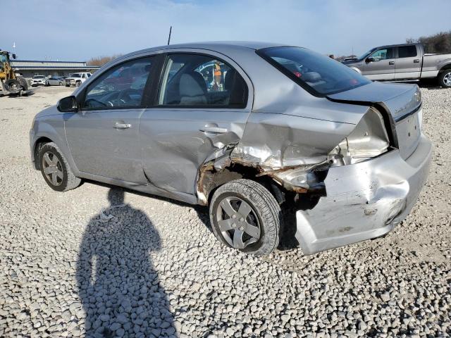 KL1TD56E69B337251 - 2009 CHEVROLET AVEO LS GRAY photo 2