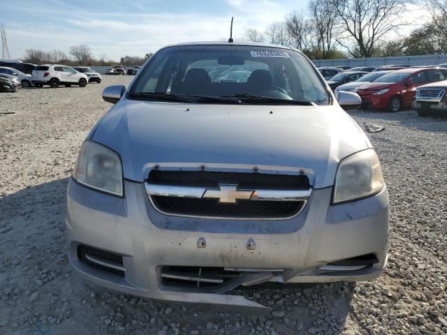 KL1TD56E69B337251 - 2009 CHEVROLET AVEO LS GRAY photo 5