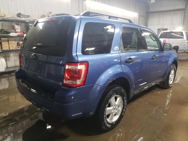 1FMCU03709KA07683 - 2009 FORD ESCAPE XLT BLUE photo 3