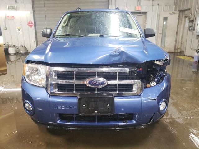 1FMCU03709KA07683 - 2009 FORD ESCAPE XLT BLUE photo 5