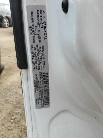 ZFBHRFABXK6N06207 - 2019 RAM PROMASTER WHITE photo 12