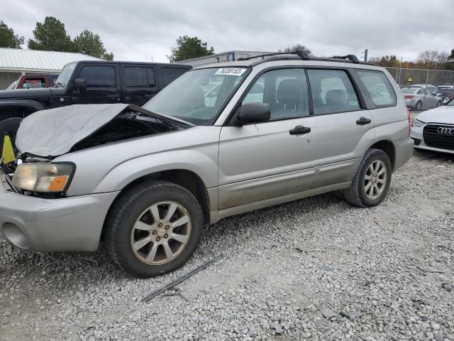 JF1SG656X5H738407 - 2005 SUBARU FORESTER 2.5XS SILVER photo 1