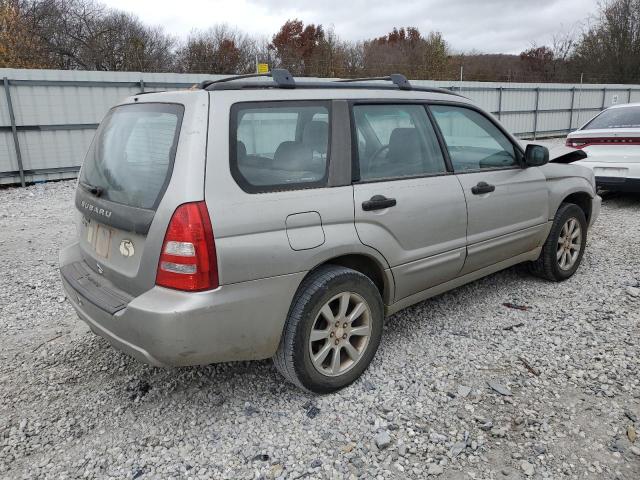 JF1SG656X5H738407 - 2005 SUBARU FORESTER 2.5XS SILVER photo 3