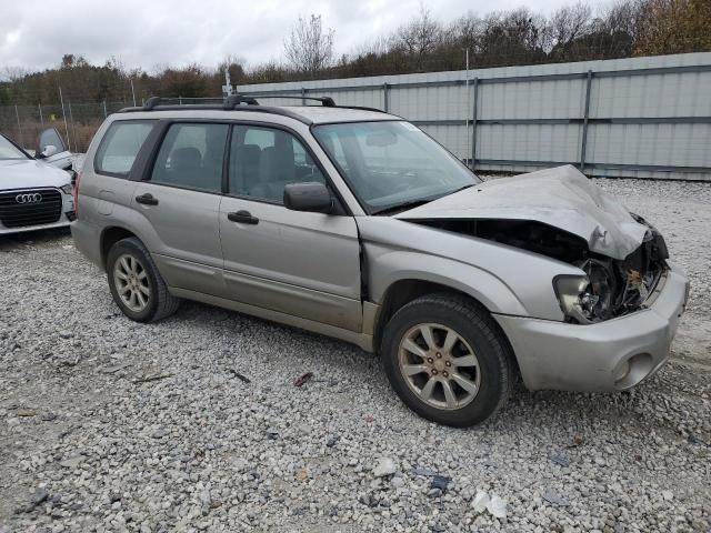 JF1SG656X5H738407 - 2005 SUBARU FORESTER 2.5XS Сріблястий фото 4