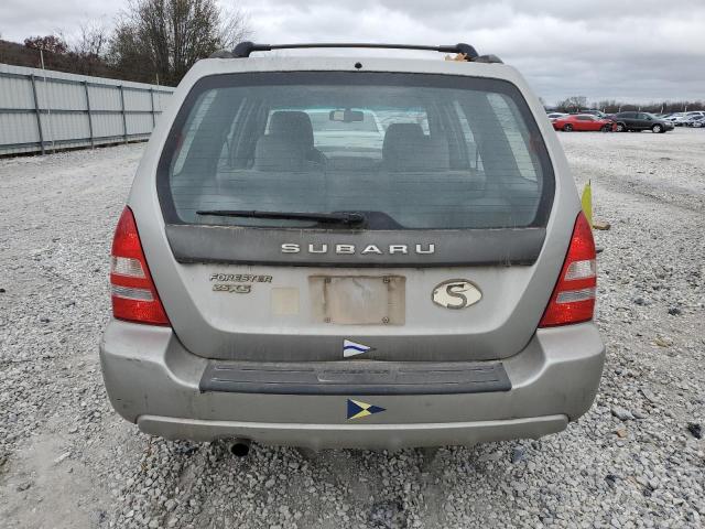 JF1SG656X5H738407 - 2005 SUBARU FORESTER 2.5XS Сріблястий фото 6