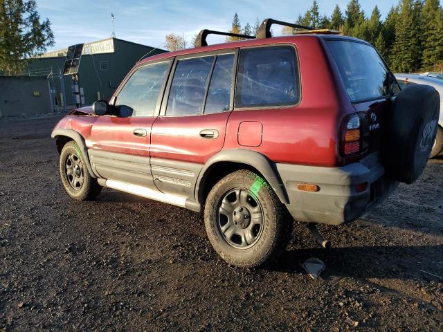 JT3HP10V2X7123224 - 1999 TOYOTA RAV4 RED photo 2