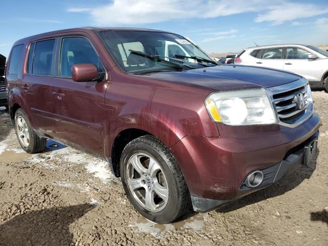 5FNYF4H57FB059887 - 2015 HONDA PILOT EXL BURGUNDY photo 4