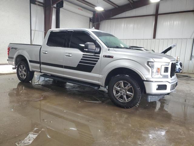 1FTFW1E51JFA89322 - 2018 FORD F150 SUPERCREW SILVER photo 4