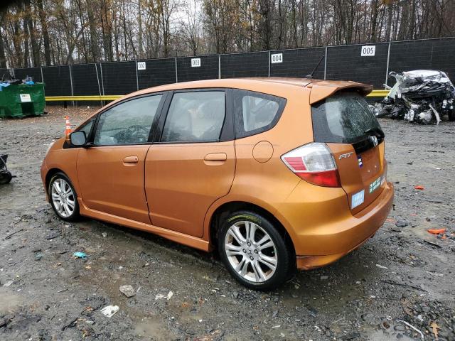 JHMGE8H46AC022945 - 2010 HONDA FIT SPORT ORANGE photo 2