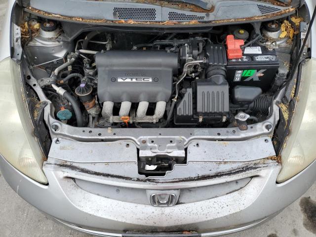 JHMGD38647S026658 - 2007 HONDA FIT S ვერცხლისფერი ფოტო 11