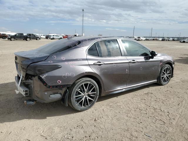 4T1G11AK7PU762421 - 2023 TOYOTA CAMRY SE NIGHT SHADE GRAY photo 3