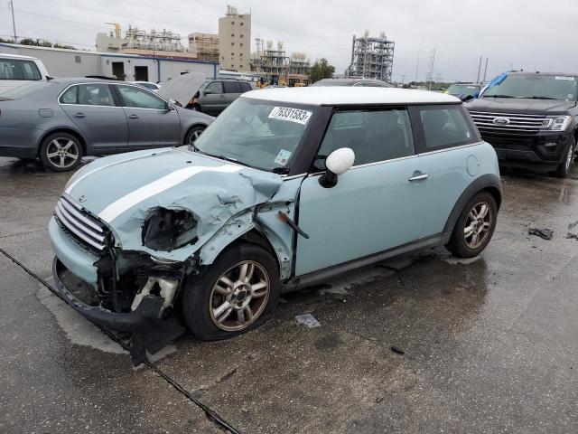 WMWSU3C58BT182468 - 2011 MINI COOPER BLUE photo 1