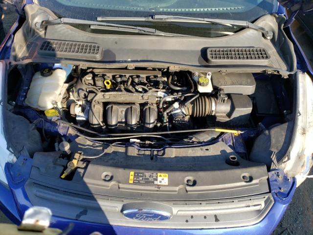 1FMCU0F78GUC64233 - 2016 FORD ESCAPE S BLUE photo 11