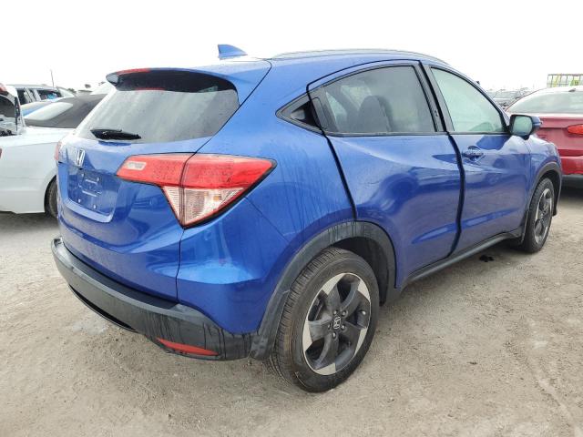 3CZRU5H71JM703366 - 2018 HONDA HR-V EXL BLUE photo 3