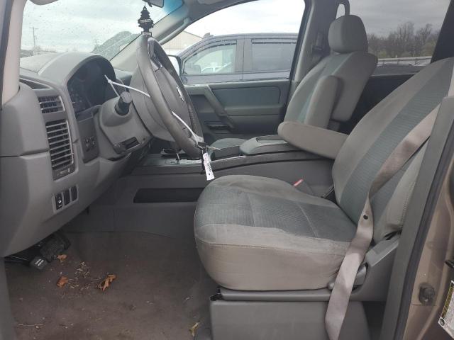 1N6BA07B87N233082 - 2007 NISSAN TITAN XE GRAY photo 7