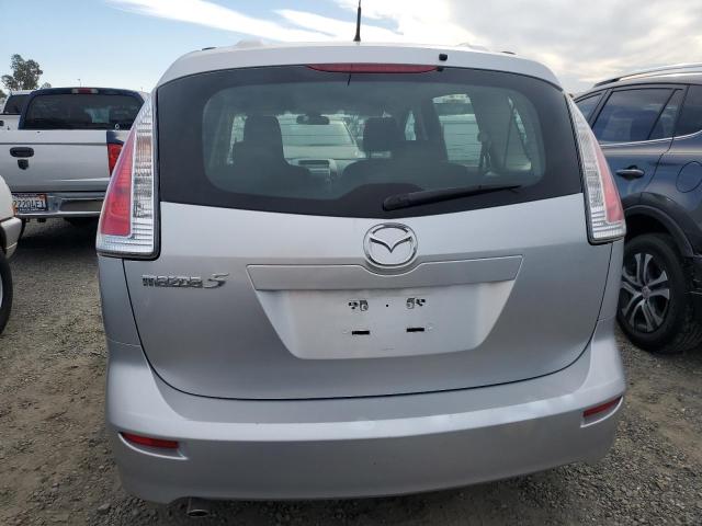 JM1CR29L880316639 - 2008 MAZDA 5 SILVER photo 6