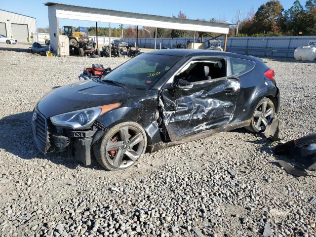 KMHTC6AE5DU110943 - 2013 HYUNDAI VELOSTER TURBO BLACK photo 1