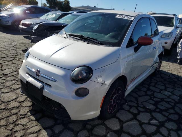 3C3CFFGE2ET173064 - 2014 FIAT 500 ELECTRIC WHITE photo 1