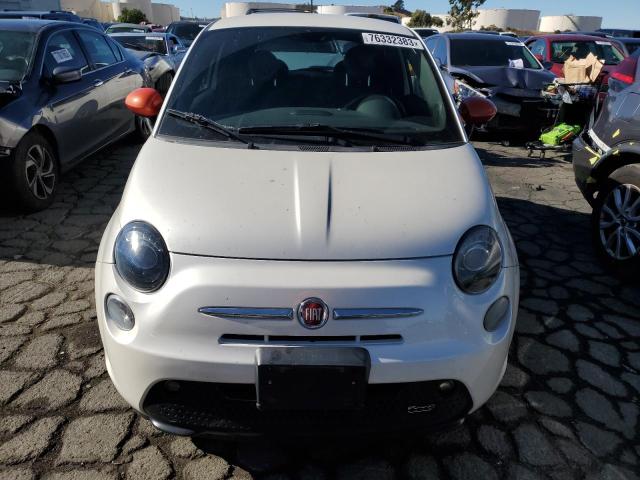 3C3CFFGE2ET173064 - 2014 FIAT 500 ELECTRIC WHITE photo 5