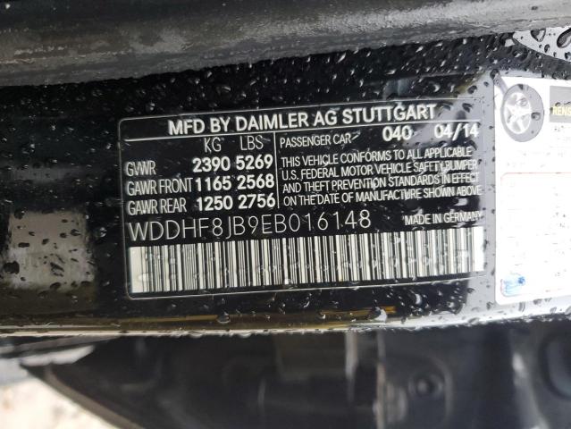 WDDHF8JB9EB016148 - 2014 MERCEDES-BENZ E 350 4MATIC BLACK photo 13