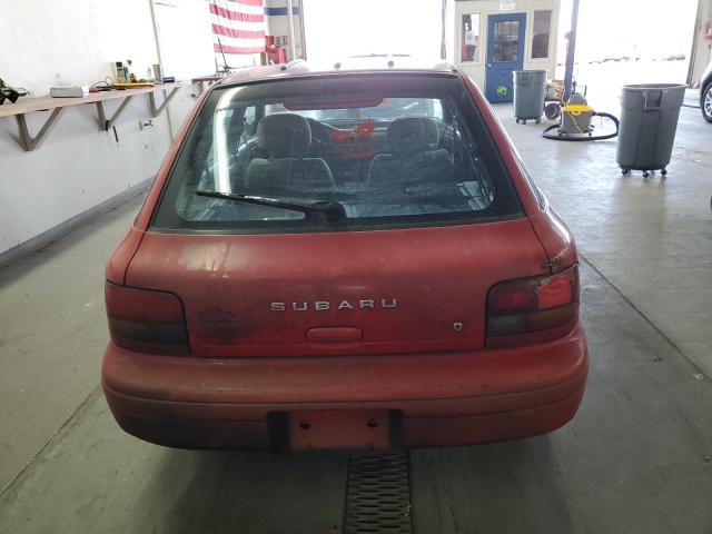 JF1GF224XRG831816 - 1994 SUBARU IMPREZA L RED photo 6