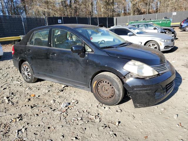 3N1BC11E09L450184 - 2009 NISSAN VERSA S BLACK photo 4