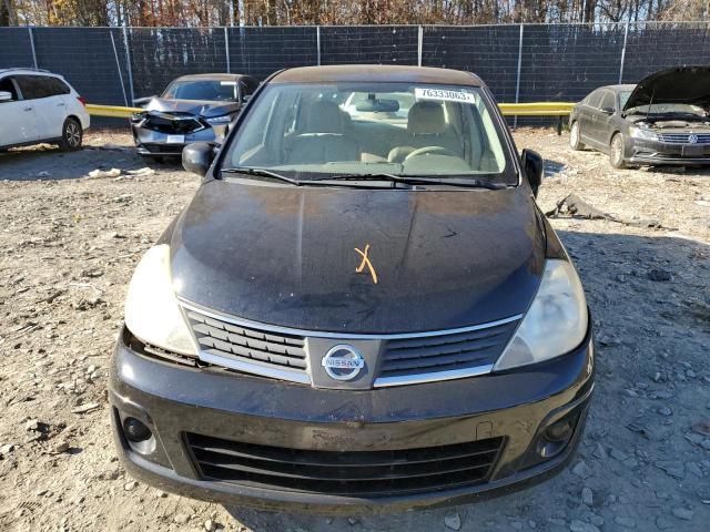 3N1BC11E09L450184 - 2009 NISSAN VERSA S BLACK photo 5