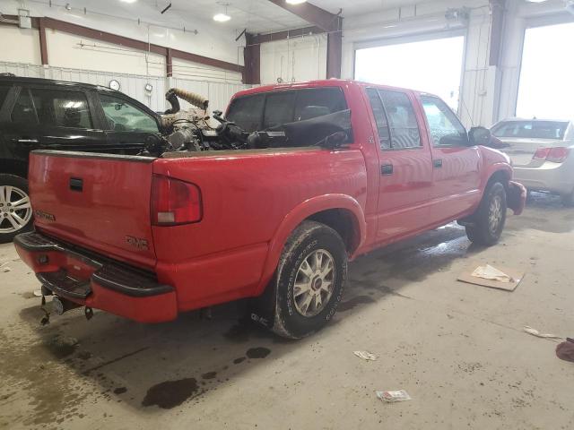 1GTDT13W82K214255 - 2002 GMC SONOMA RED photo 3