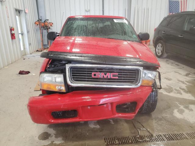 1GTDT13W82K214255 - 2002 GMC SONOMA RED photo 5