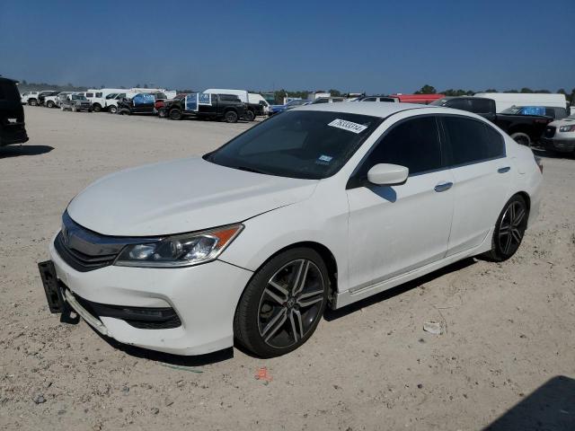 1HGCR2F55GA145008 - 2016 HONDA ACCORD SPORT WHITE photo 1