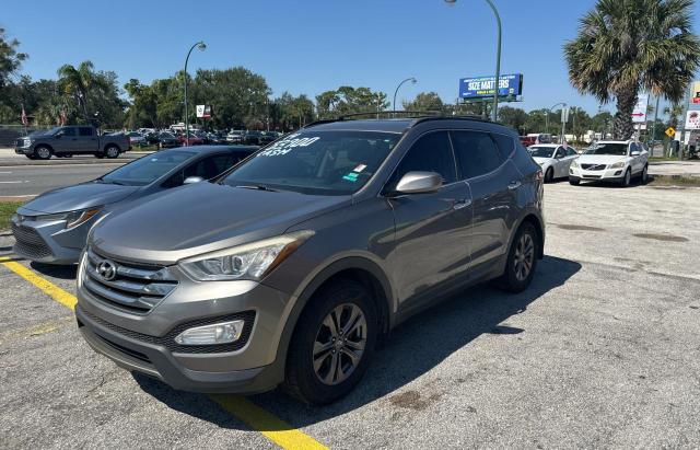 5XYZU3LB4EG224061 - 2014 HYUNDAI SANTA FE S GRAY photo 2