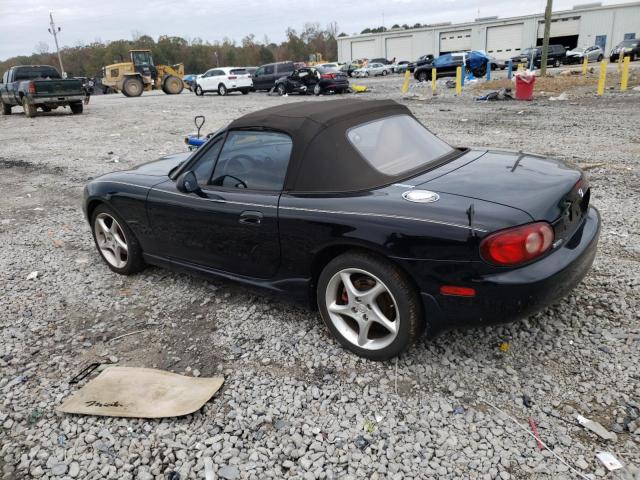 JM1NB353X20227347 - 2002 MAZDA MX-5 MIATA BASE BLACK photo 2