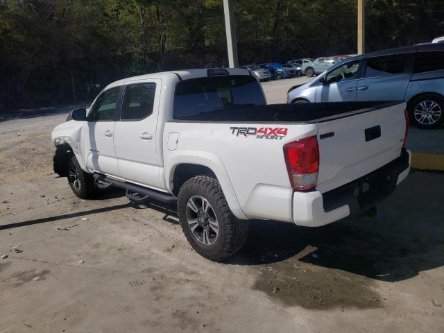 5TFCZ5AN1HX065954 - 2017 TOYOTA TACOMA DOUBLE CAB WHITE photo 2