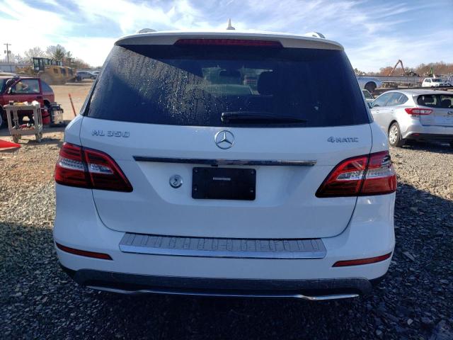 4JGDA5HB3FA579386 - 2015 MERCEDES-BENZ ML 350 4MATIC WHITE photo 6