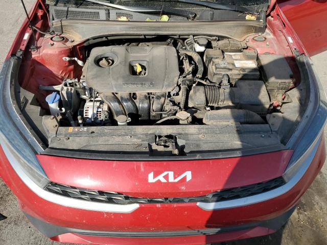 3KPF24AD6NE471551 - 2022 KIA FORTE FE RED photo 11