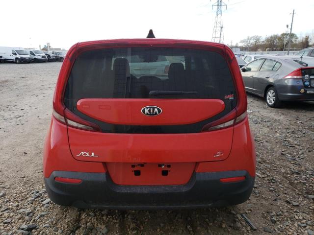 KNDJ23AU8L7010823 - 2020 KIA SOUL LX RED photo 6