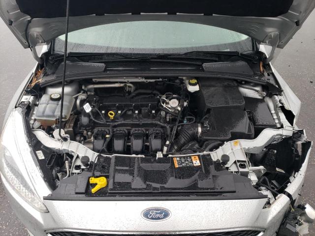 1FADP3E2XHL336604 - 2017 FORD FOCUS S SILVER photo 11